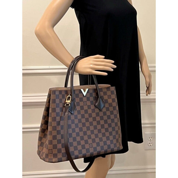 Louis Vuitton Kensington Satchel in Damier Ebene Canvas