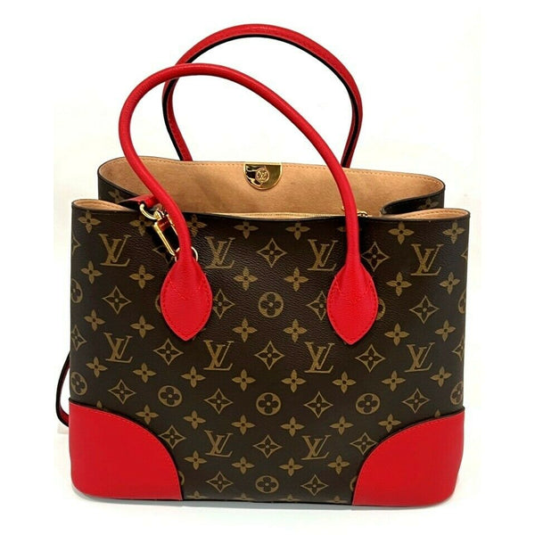Louis Vuitton Red Flandrin Monogram Canvas Bag