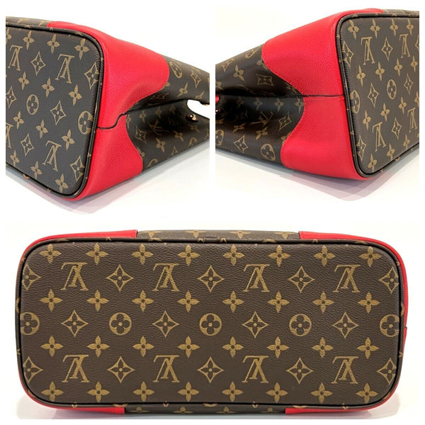 Louis Vuitton Red Flandrin Monogram Canvas Bag