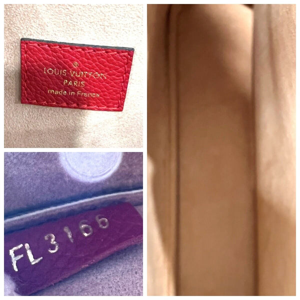 Louis Vuitton Red Flandrin Monogram Canvas Bag