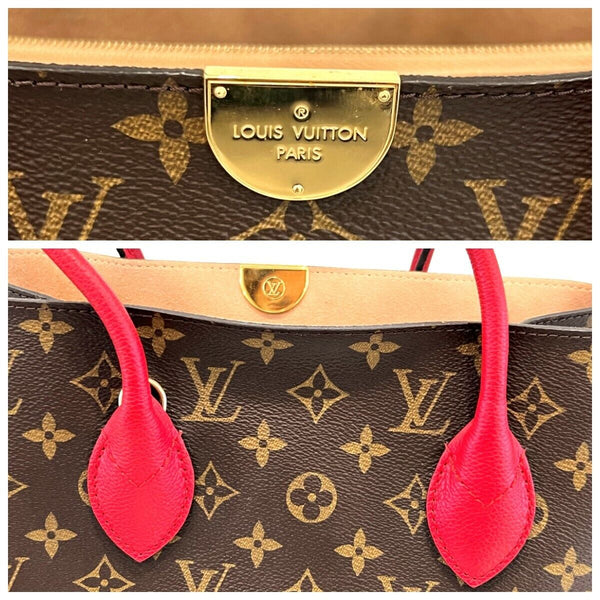Louis Vuitton Red Flandrin Monogram Canvas Bag