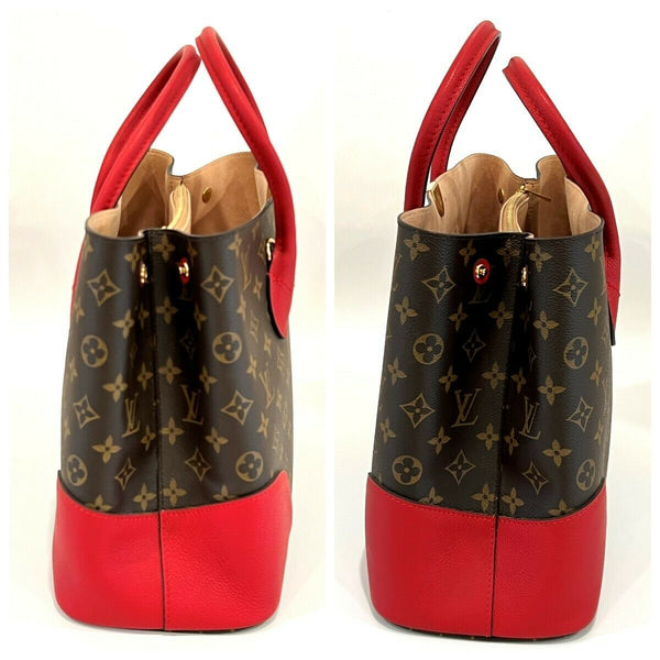 Louis Vuitton Red Flandrin Monogram Canvas Bag