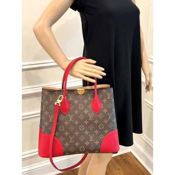 Louis Vuitton Red Flandrin Monogram Canvas Bag