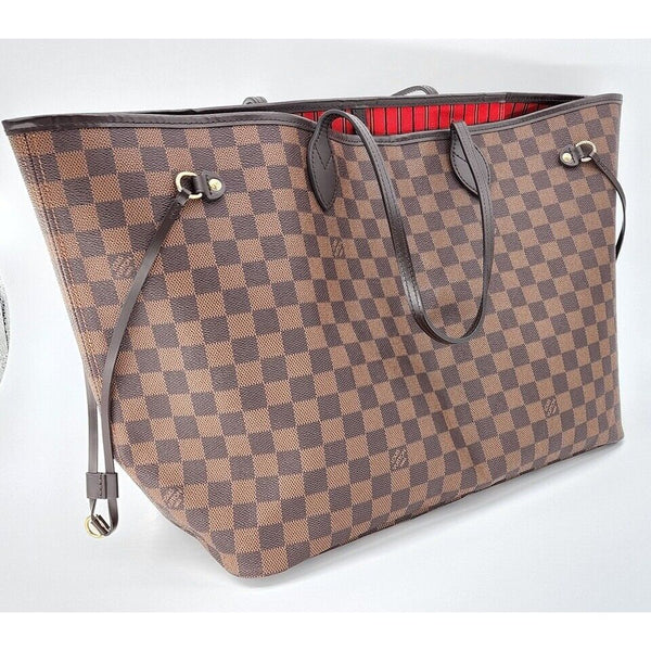 Louis Vuitton Neverfull GM Tote in Damier Ebene Canvas in Mint Condition
