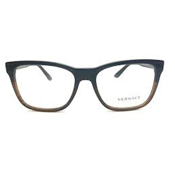 Versace VE3243-5117-55 Black Havana Fade Demo Lens Men's Eyeglasses