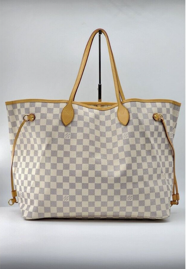 Louis Vuitton Neverfull GM Tote in Damier Azur Canvas | Like New Condition