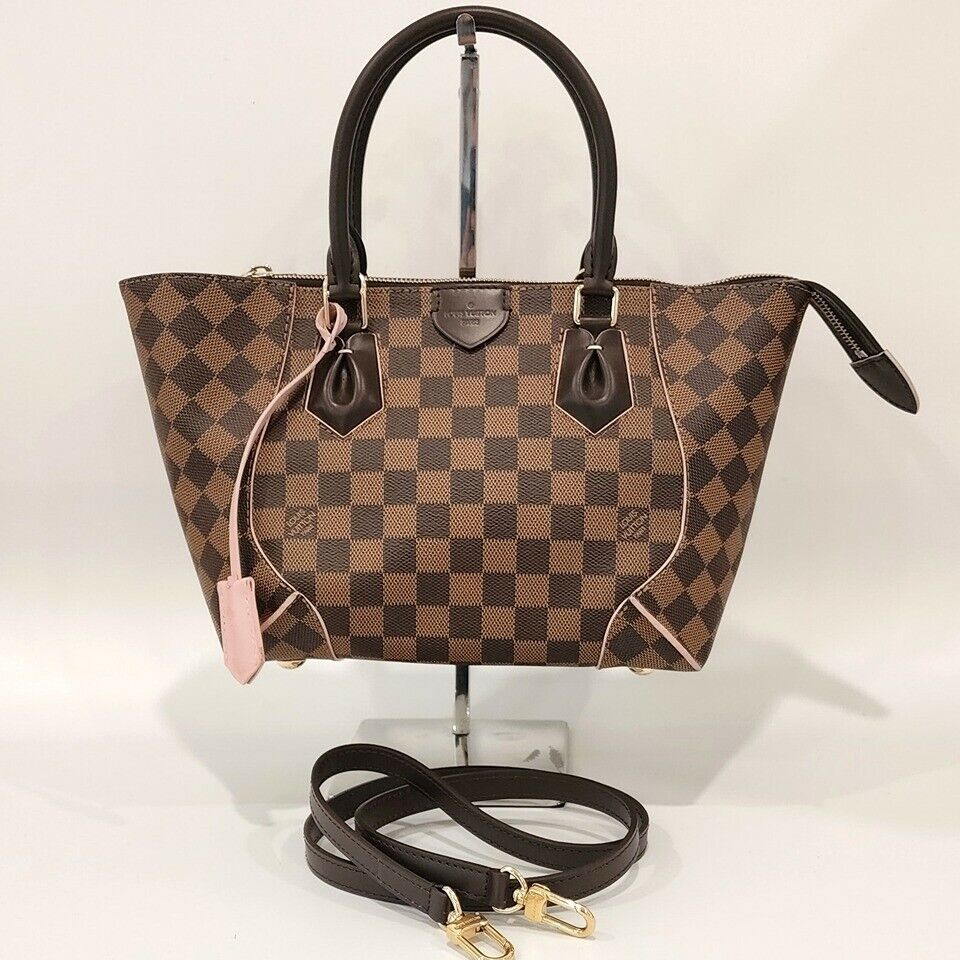 Louis Vuitton Caissa PM Damier Ebene Canvas Tote | Like New