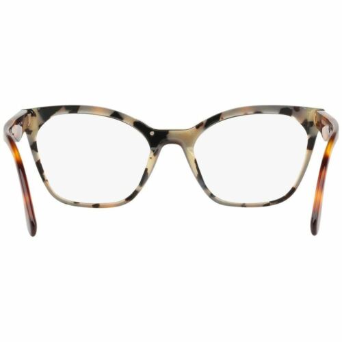 New Authentic Prada Eyeglasses Women's Havana / White w/Demo Lens PR09UV TH8-1O1