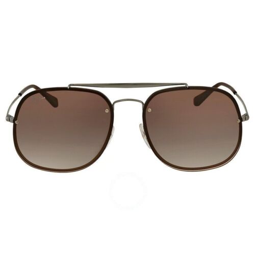 Ray-Ban RB3583N 004/13 Blaze General Brown Gradient Square Unisex Sunglasses