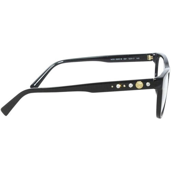 Versace Women's Rectangular Demo Lens Eyeglasses VE3263B GB1