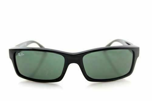 Ray-Ban RB4151 601 Men's Rectangular Sunglasses w/Green Anti-Reflective Lens