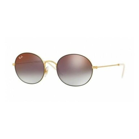 Ray-Ban RB3594 9114U0 Grey Gradient Mirror Red Oval Unisex Sunglasses