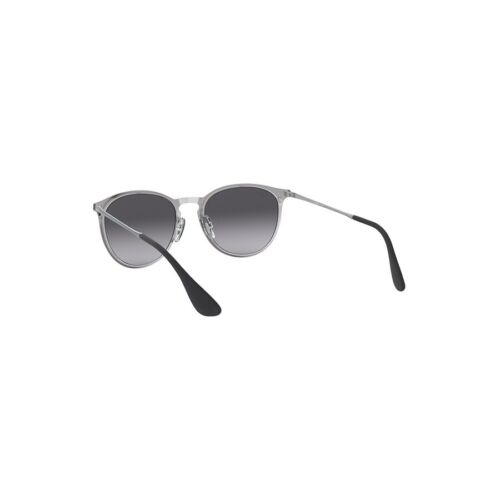 Ray-Ban RB3539 192/8G ERIKA METAL Round Grey Gradient Unisex Sunglasses
