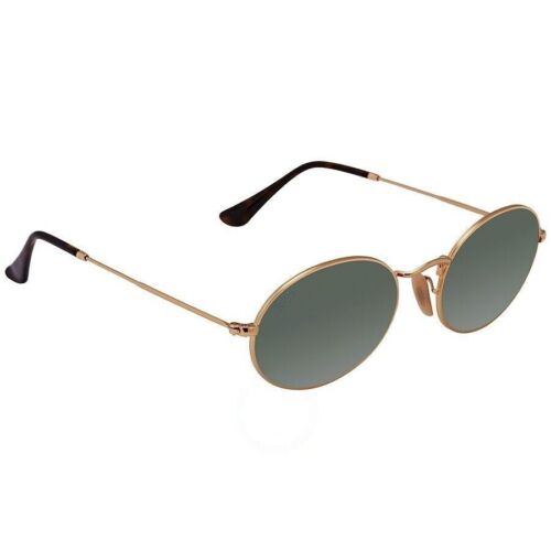Ray-Ban RB3547N 001 Green Classic G-15 Oval Flat Unisex Sunglasses