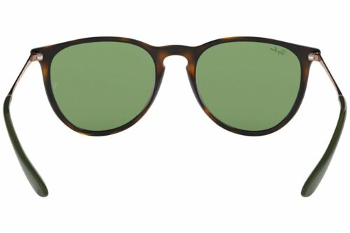 Ray-Ban RB4171 6393/2 Women Squared Sunglasses in Havana frame w/Green lens
