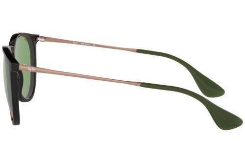 Ray-Ban RB4171 6393/2 Women Squared Sunglasses in Havana frame w/Green lens