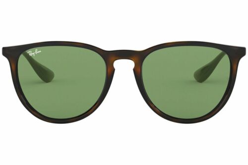 Ray-Ban RB4171 6393/2 Women Squared Sunglasses in Havana frame w/Green lens