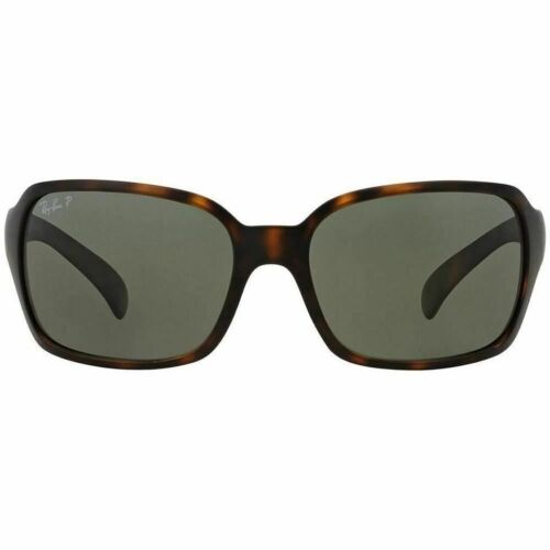 Ray-Ban RB4068 894/58 Square Matte Havana Green Polarized Sunglasses For Women