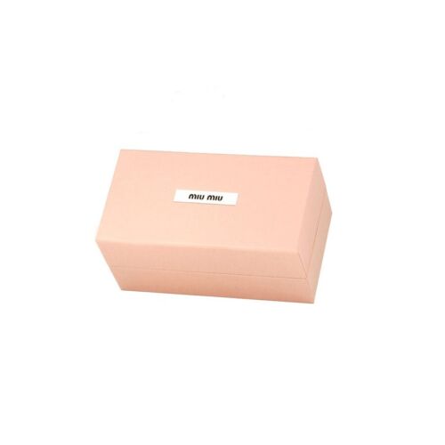 New Authentic Miu Miu Cat Eye Women Eyeglasses Black w/Demo Lens MU53OV 1AB1O1