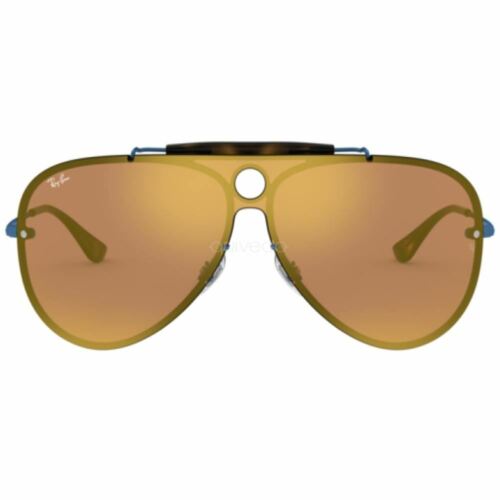 Ray Ban Blaze Shooter Blaze Unisex Sunglasses w/Gold Mirrored Len RB3581N 90387J
