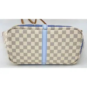 Louis Vuitton Neverfull Special Edition N41065 Tote W/Pochette In Damier Azur