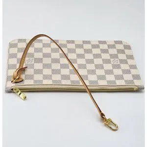 Louis Vuitton Neverfull GM Pochette in Damier Azur Canvas | Like New Condition