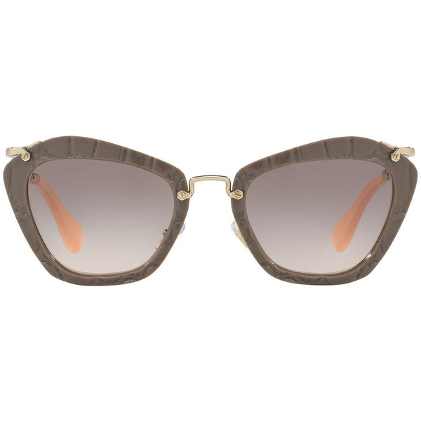 MiuMiu Women's Sunglasses W/Pink Gradient Grey Lens MU10NS-USY4K0-55
