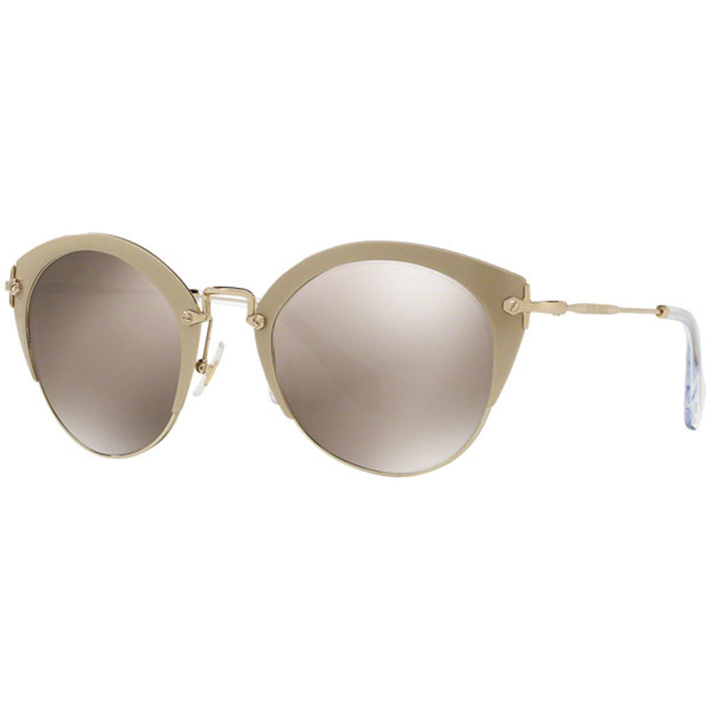 MiuMiu Women's Sunglasses W/Light Brown Gold Lens MU53RS-VAF1C0-52