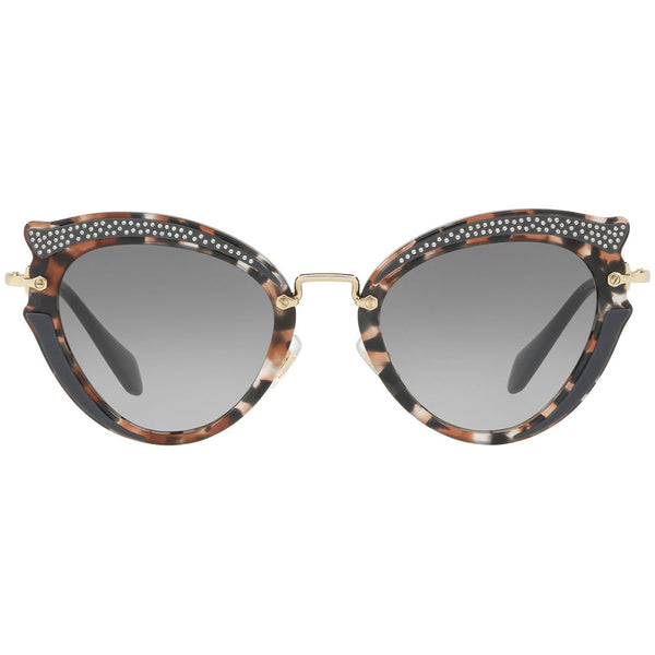 Miu Miu Cat Eye Women's Sunglasses w/Grey Gradient Lens MU05SS 79A3M1