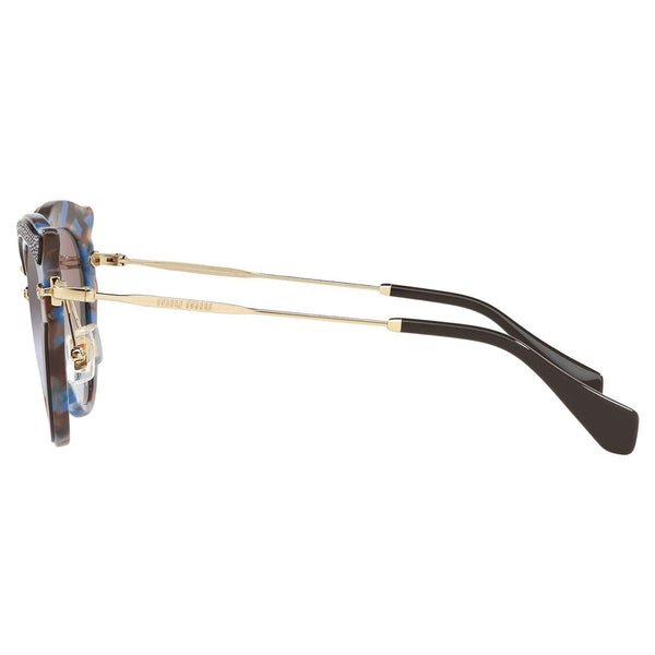 MiuMiu Cat Eye Women's Sunglasses w/Violet Gradient MU05SS TZ52H2