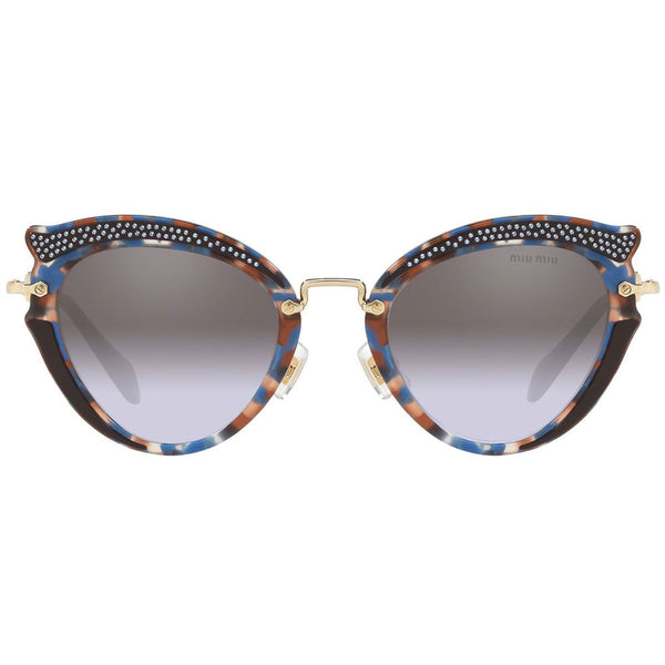 MiuMiu Cat Eye Women's Sunglasses w/Violet Gradient MU05SS TZ52H2