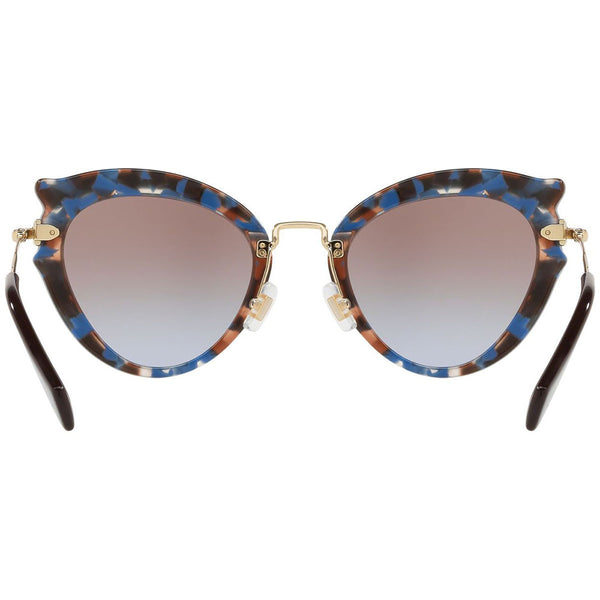 MiuMiu Cat Eye Women's Sunglasses w/Violet Gradient MU05SS TZ52H2