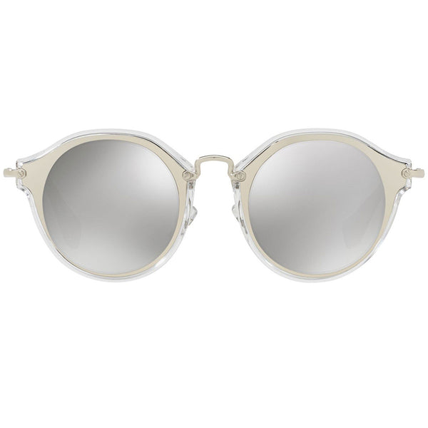 MiuMiu Women's Round Sunglasses MU51SS-1BC2B0-49