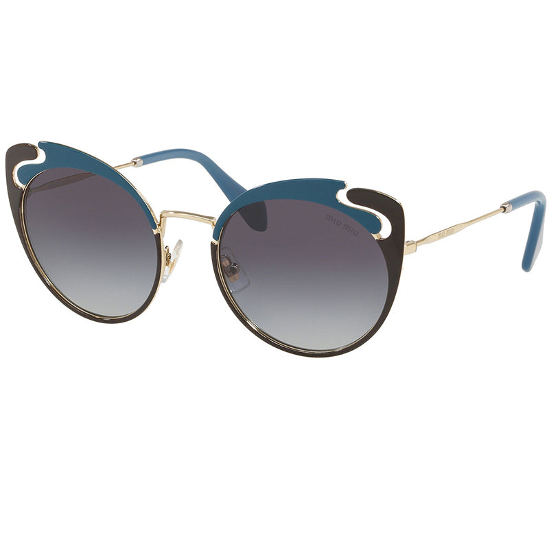 MiuMiu Cat Eye Women Sunglasses Grey Gradient Lens MU57TS C055D1