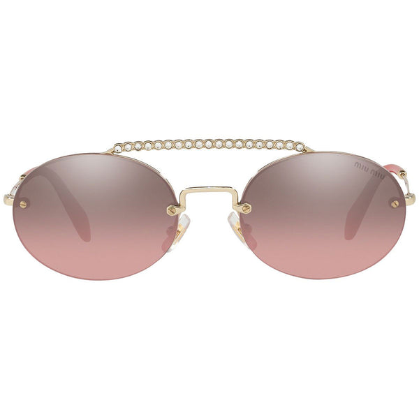 Miu Miu Oval Women Sunglasses