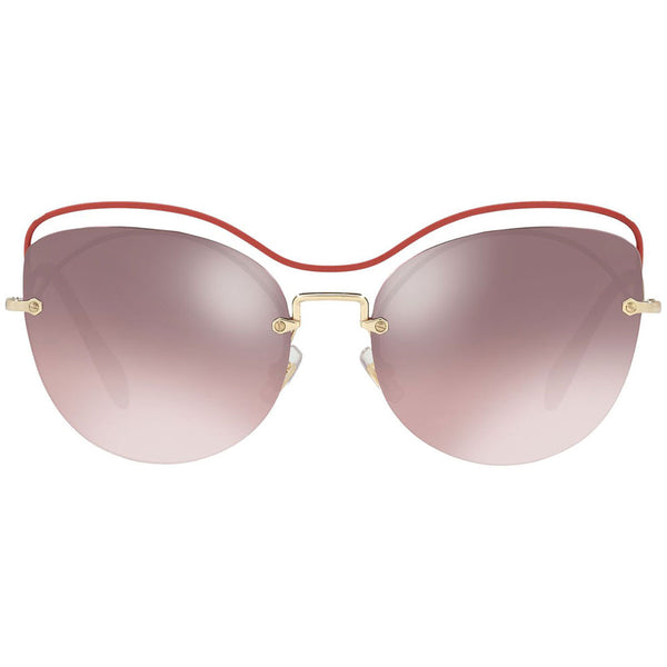 MiuMiu Women's Sunglasses W/Pink  Silver Lens MU50TS-C4OTEG-60