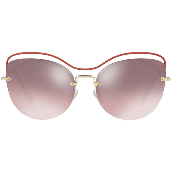 MiuMiu Women's Sunglasses W/Pink Silver Lens MU50TS-C4OTEG-60