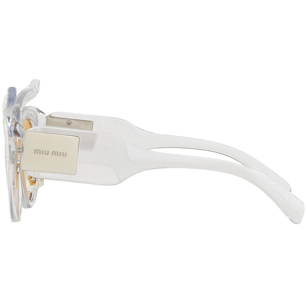 Miu Miu Women's Sunglasses W/Yellow Lens MU04TS-TIA140-53