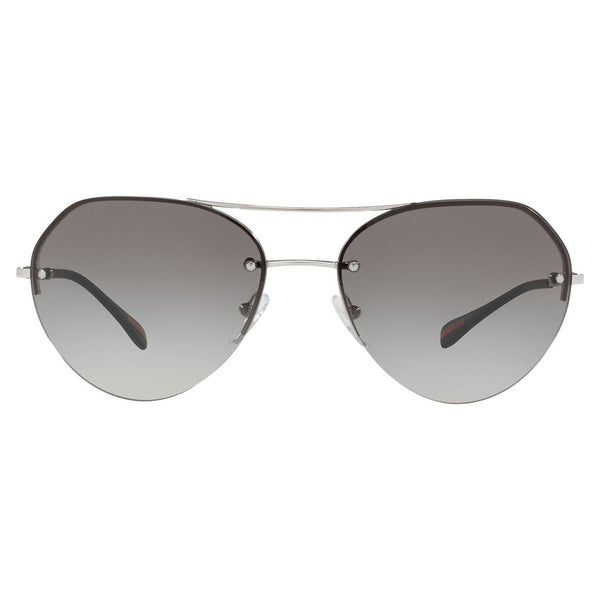 Prada Aviator Men's Sunglasses W/Grey Gradient Lens PS57RS 1BC0A7