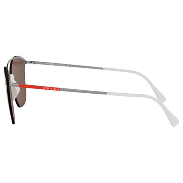 Prada Square Men's Sunglasses Brown Gold Mirrored Lens PS52US 371HD0