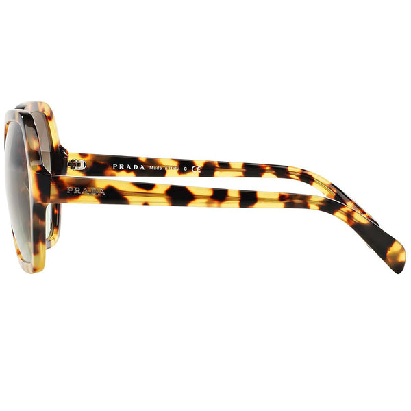 Prada Oversized Women's Sunglasses Green or Grey Lens - Side