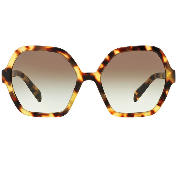 Prada Oversized Women's Sunglasses Green or Grey Lens - Front