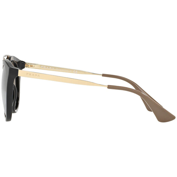 Prada Round Women's Sunglasses Gold Mirrored Lens PR23SS 1AB1C0