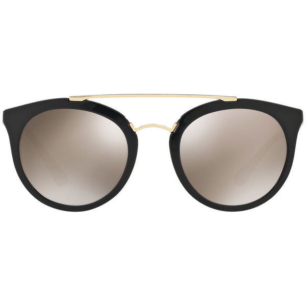 Prada Round Women's Sunglasses Gold Mirrored Lens PR23SS 1AB1C0