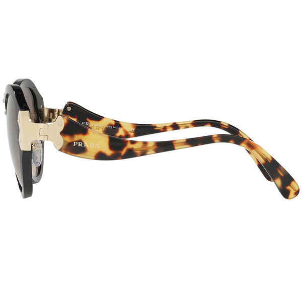 Prada Sunglasses Black w/Brown Gradient Lens Women PR09TS-1AB3D0