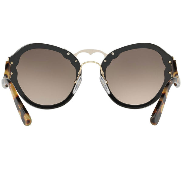 Prada Sunglasses Black w/Brown Gradient Lens Women PR09TS-1AB3D0