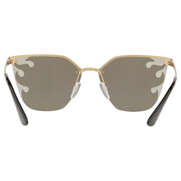 Prada Square Women's Mirrored Lens Sunglasses PR68TS ZVN435