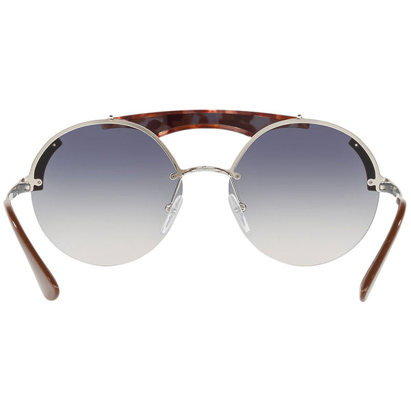 Prada Round Women's Sunglasses Blue Lens PR52US-C135R0