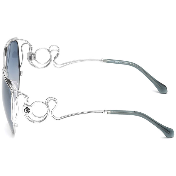 Roberto Cavalli Aviator Women's Sunglasses Mirrored Lens RC1026/S 18X