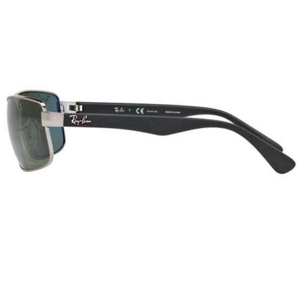 RayBan Rectangular Unisex Sunglasses Black RB3478 004/58